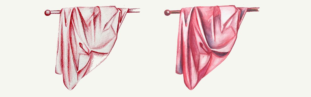 Drawing of a cloth.