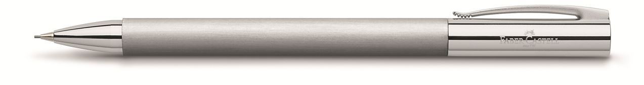 Faber-Castell - Ambition Edelstahl Drehbleistift, 0.7 mm, silber