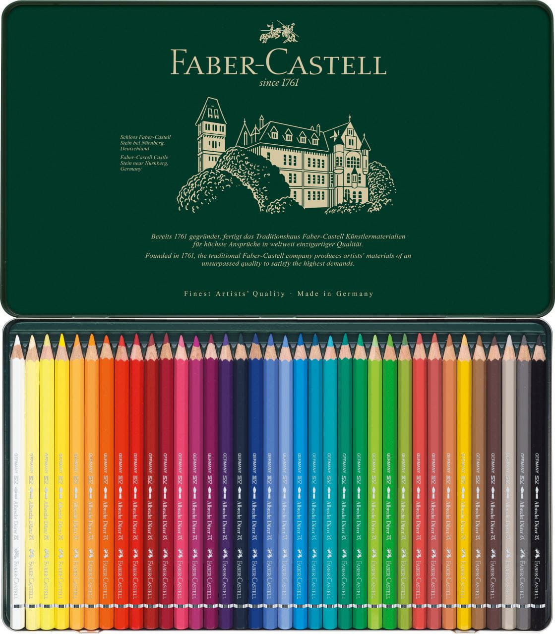 266 permanentgrün wasservermalbarer Künstlerfarbstift Faber-Castell Albrecht Dürer 