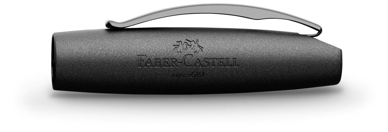 Faber-Castell - Essentio Aluminium Füller, Federbreite M, schwarz