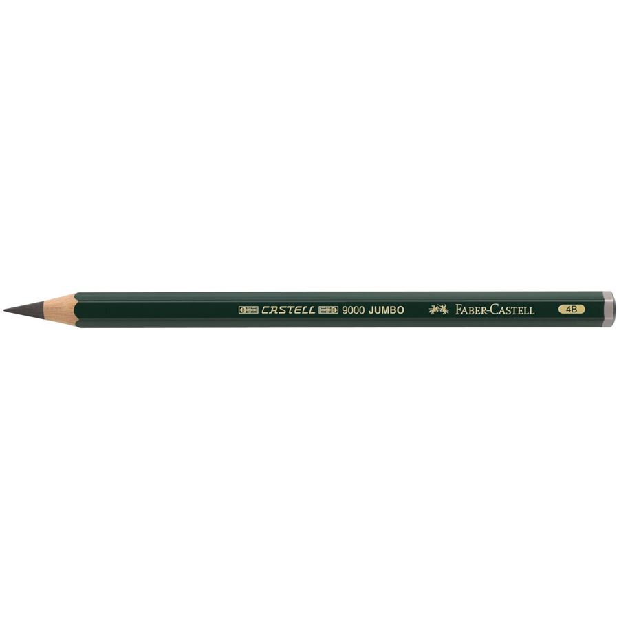 Faber-Castell - Castell 9000 Jumbo Bleistift, 4B