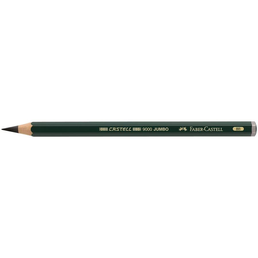 Faber-Castell - Castell 9000 Jumbo Bleistift, 8B