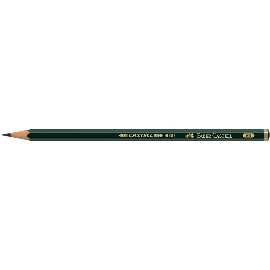 Faber-Castell - Castell 9000 Bleistift, 5B