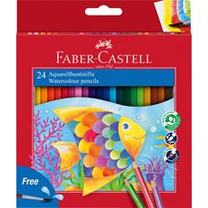 Faber-Castell - Classic Colour Aquarellbuntstifte, 24er Kartonetui