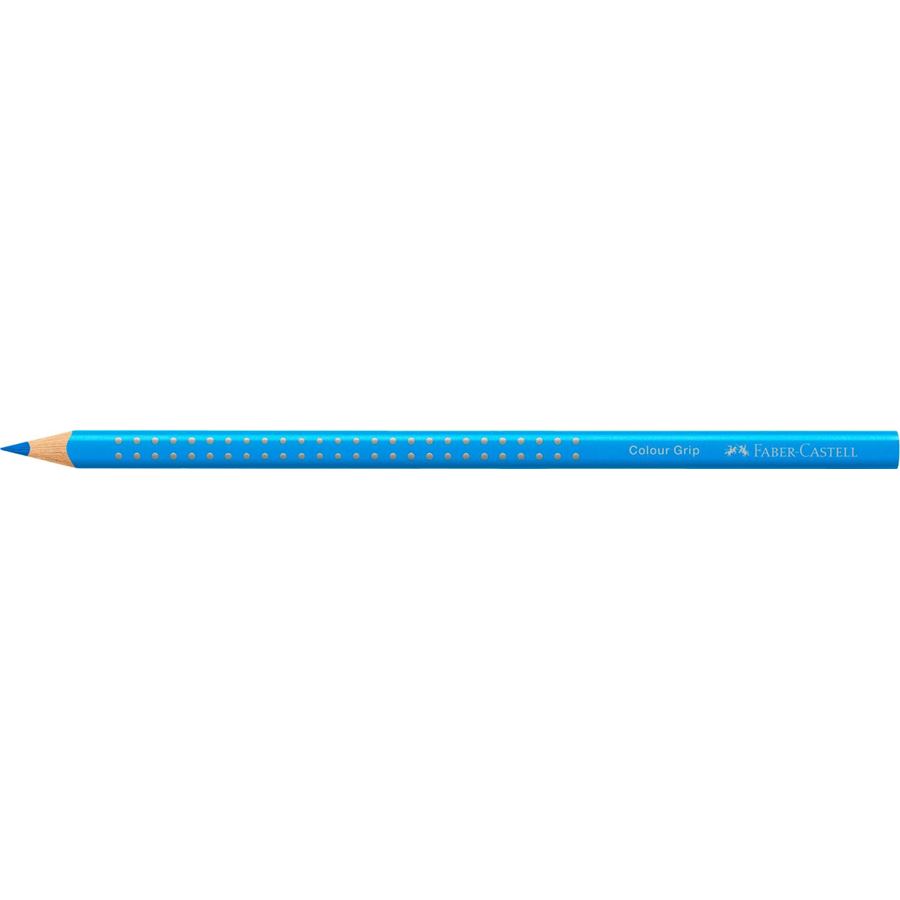Faber-Castell - Colour Grip Buntstift, Blau Neon