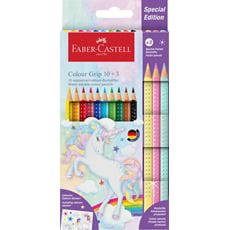 Faber-Castell - Buntstift Colour Grip Einhorn 10+3