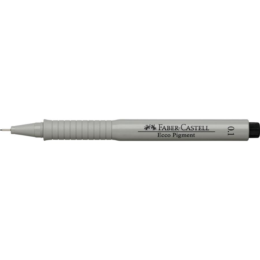 Faber-Castell - Ecco Pigment Tintenschreiber, 0.1 mm, schwarz