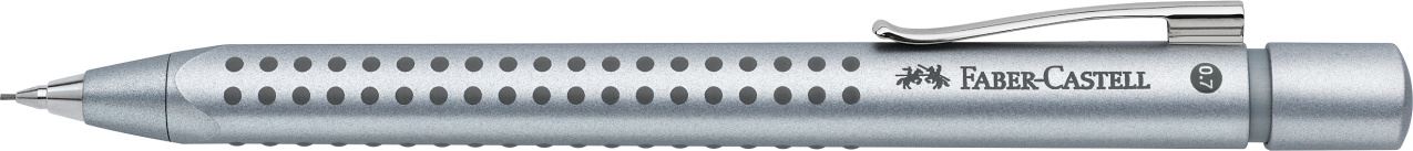 Faber-Castell - Grip 2011 Druckbleistift, 0.7 mm, silber