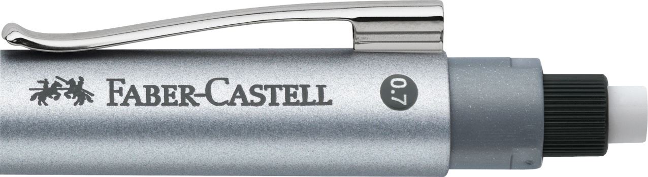 Minenstärke Silber + Minen 0,7 mm Faber-Castell Druckbleistift Grip 2011