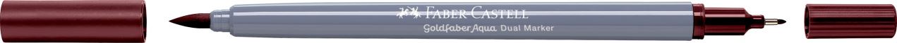 Faber-Castell - Goldfaber Aqua Dual Marker, caput mortuum violett