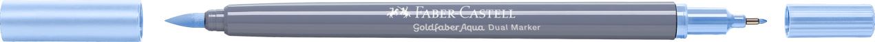 Faber-Castell - Goldfaber Aqua Dual Marker, smalteblau pastell