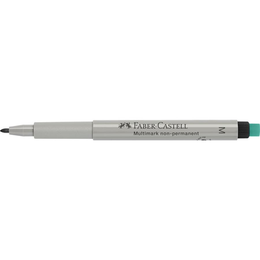 Faber-Castell - Multimark Folienstift non-permanent, M, schwarz