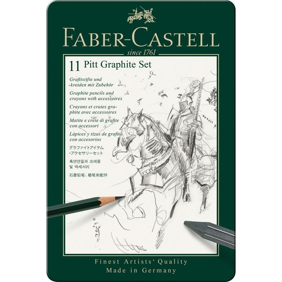 Faber-Castell - Pitt Graphite Set, 11er Metalletui