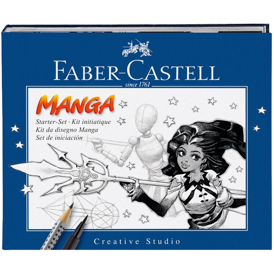 Faber-Castell - Pitt Artist Pen Tuschestift, Manga Starter Set