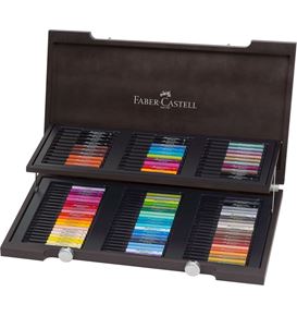 Faber-Castell - Pitt Artist Pen Tuschestift, 90er Holzkoffer