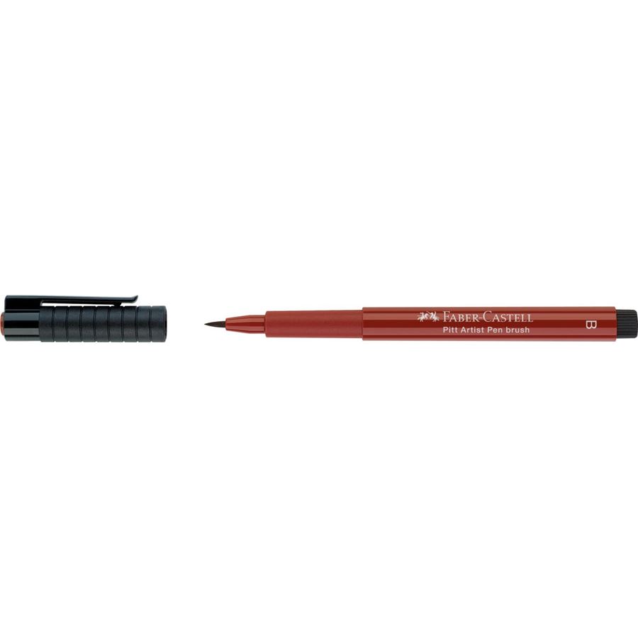 Faber-Castell - Pitt Artist Pen Brush Tuschestift, indischrot