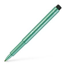 Faber-Castell - Pitt Artist Pen Metallic 1.5 Tuschestift, grün metallic