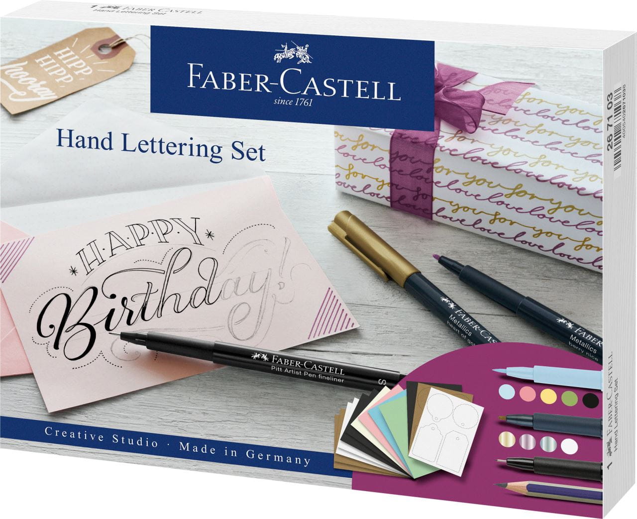 Faber-Castell - Handlettering Geschenkset, 12-teilig