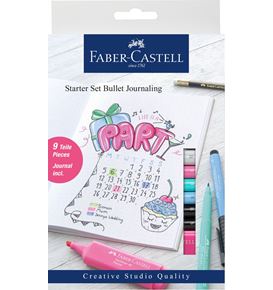Faber-Castell - Bullet Journaling Starter Set, 9-teilig