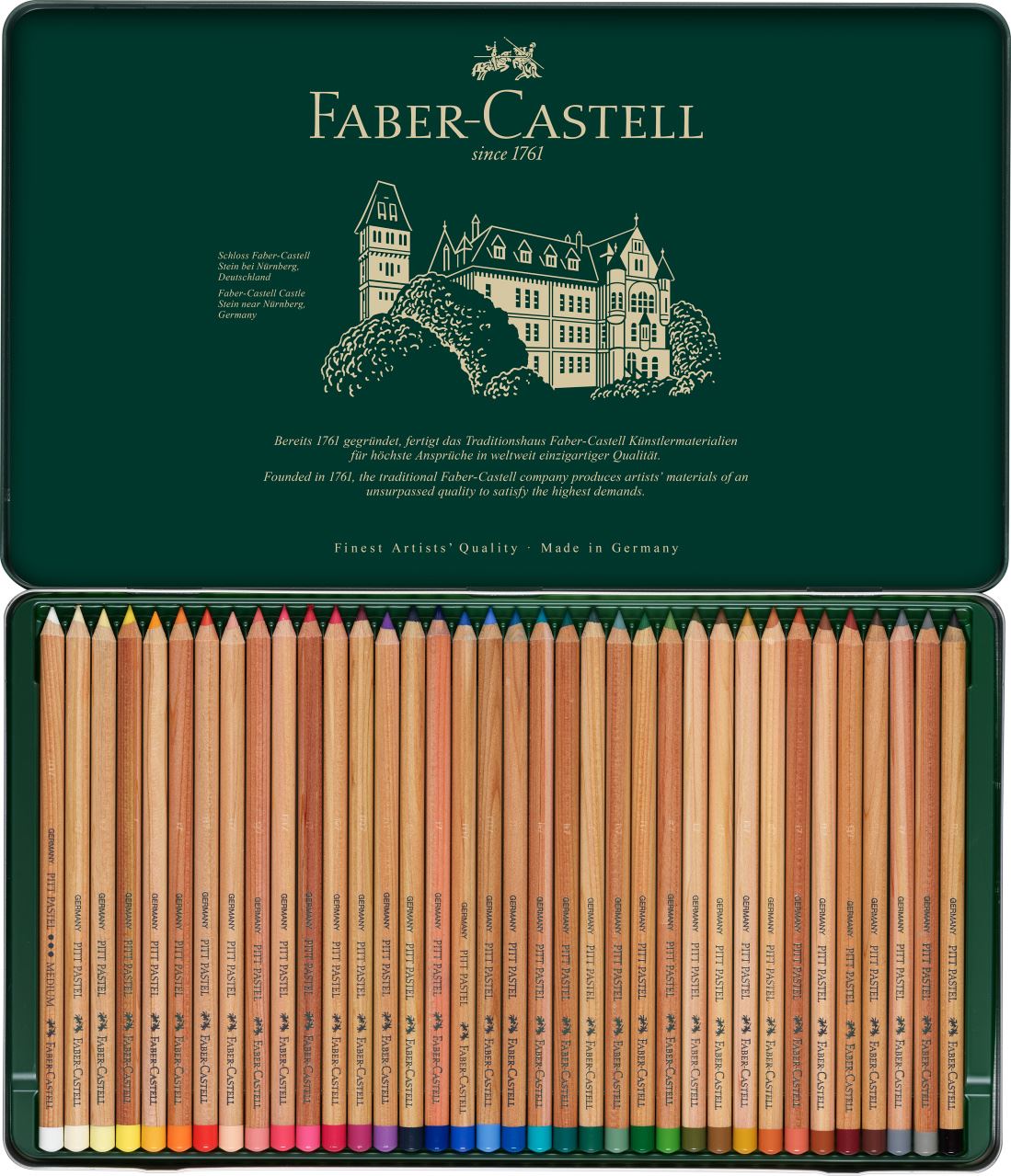 Faber-Castell - Pitt Pastellstift, 36er Metalletui