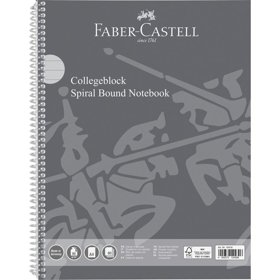 Faber-Castell - Collegeblock A4 liniert