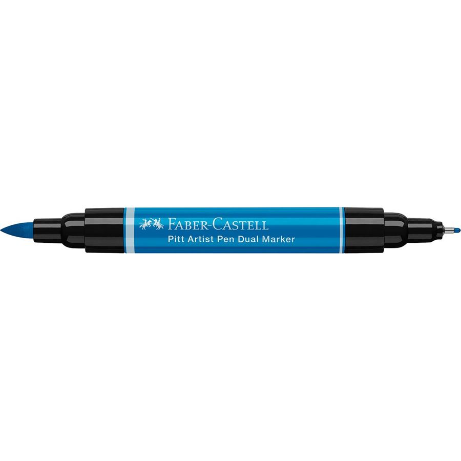 Faber-Castell - Pitt Artist Pen Dual Marker Tuschestift, phthaloblau