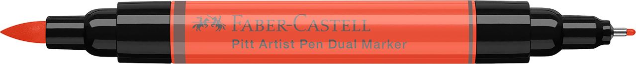 Faber-Castell - Pitt Artist Pen Dual Marker Tuschestift, scharlachrot