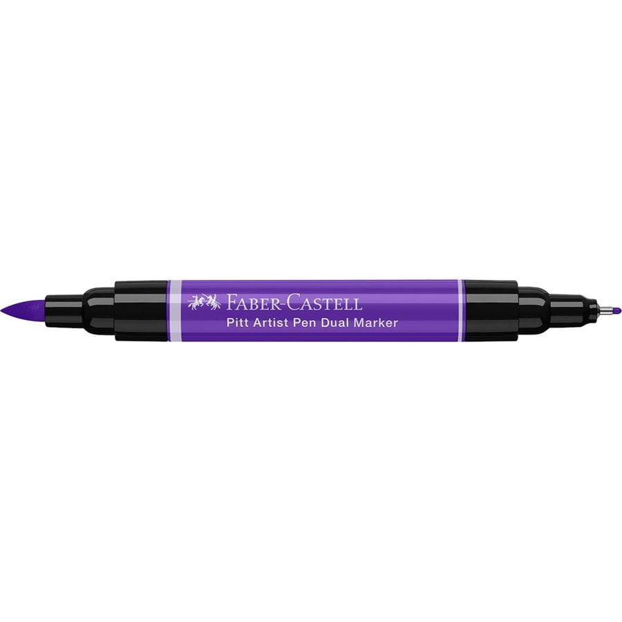 Faber-Castell - Pitt Artist Pen Dual Marker Tuschestift, purpurviolett