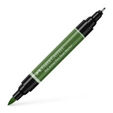 Faber-Castell - Pitt Artist Pen Dual Marker Tuschestift, chromox.grün stumpf