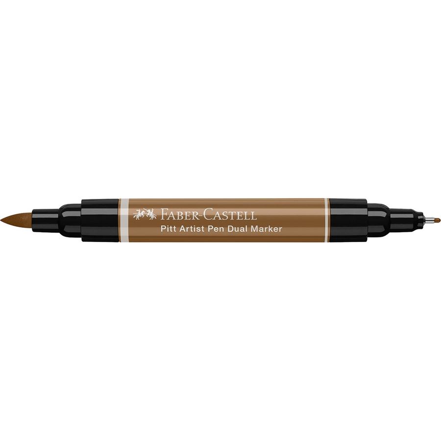Faber-Castell - Pitt Artist Pen Dual Marker Tuschestift, umbra natur
