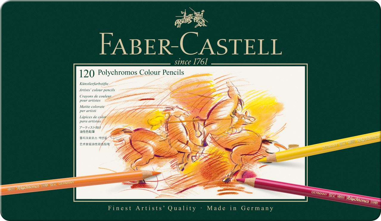 Faber-Castell - Polychromos Farbstift, 120er Metalletui