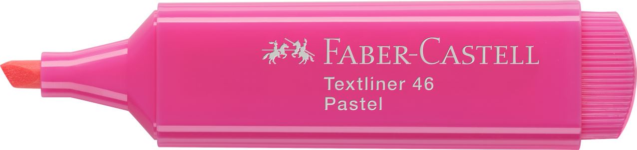 Faber-Castell - Textliner 46 Pastell, purpurrosa