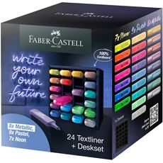 Faber-Castell - Textmarker TL 46 24er Deskset