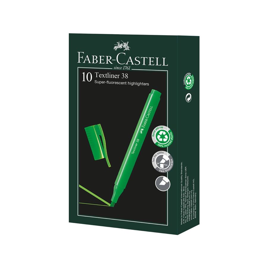 Faber-Castell - Textliner 38, grün