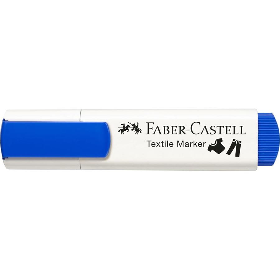 Faber-Castell - Textilmarker, 5 Basisfarben
