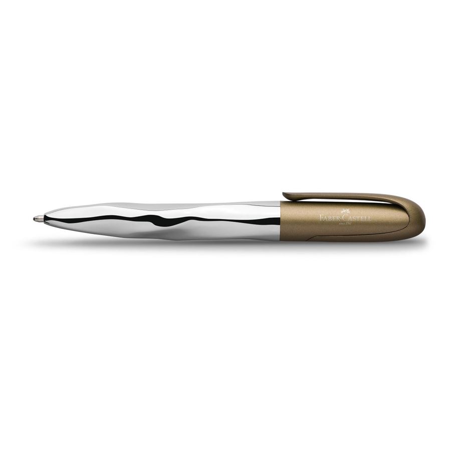 Faber-Castell - n'ice pen Metallic Drehkugelschreiber, XB, olivgrün